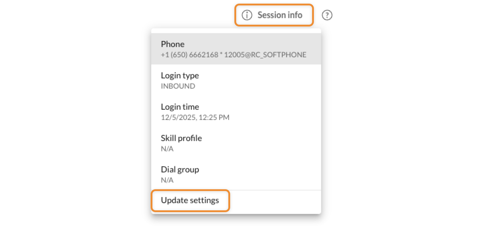 Click&nbsp;Session info