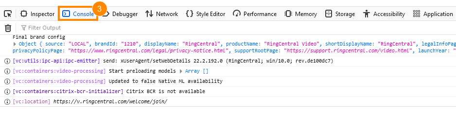 RingCentral Video Pro Firefox App Integration