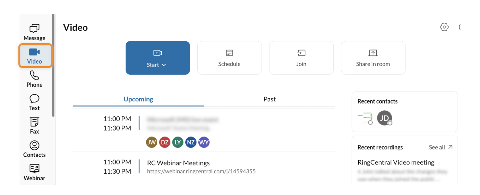 Click Video in the left navigation