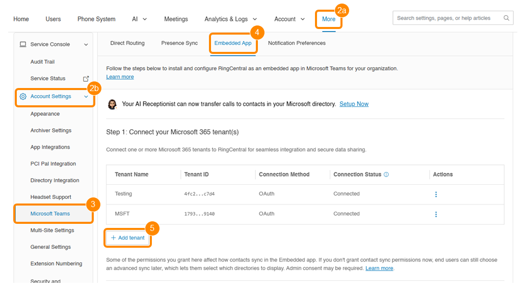 Microsoft Teams Tenancy