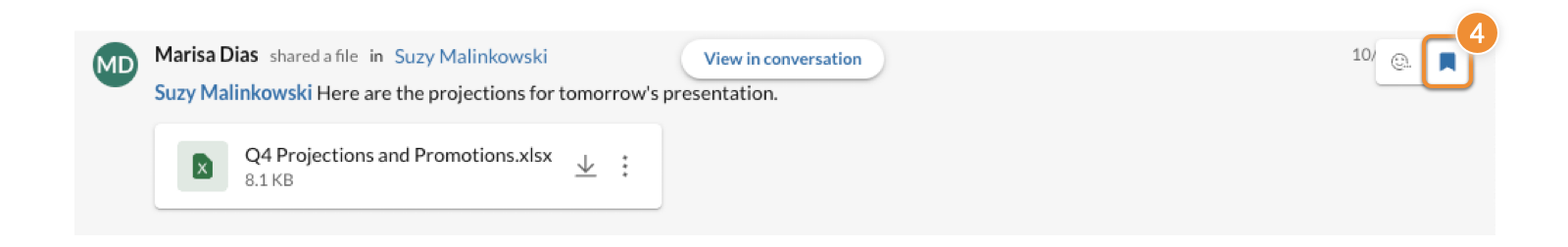 click Remove bookmark
