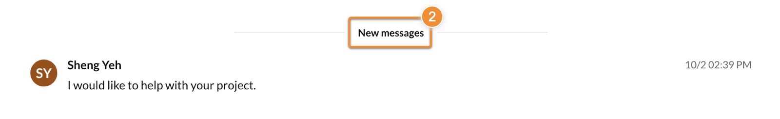 New messages