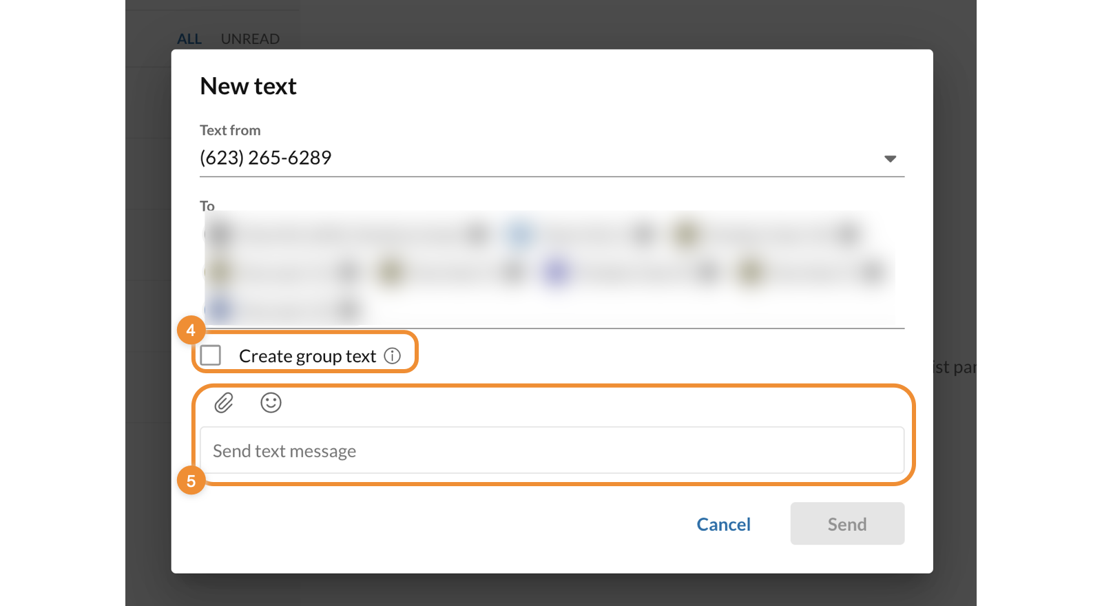 Uncheck the Create group text box