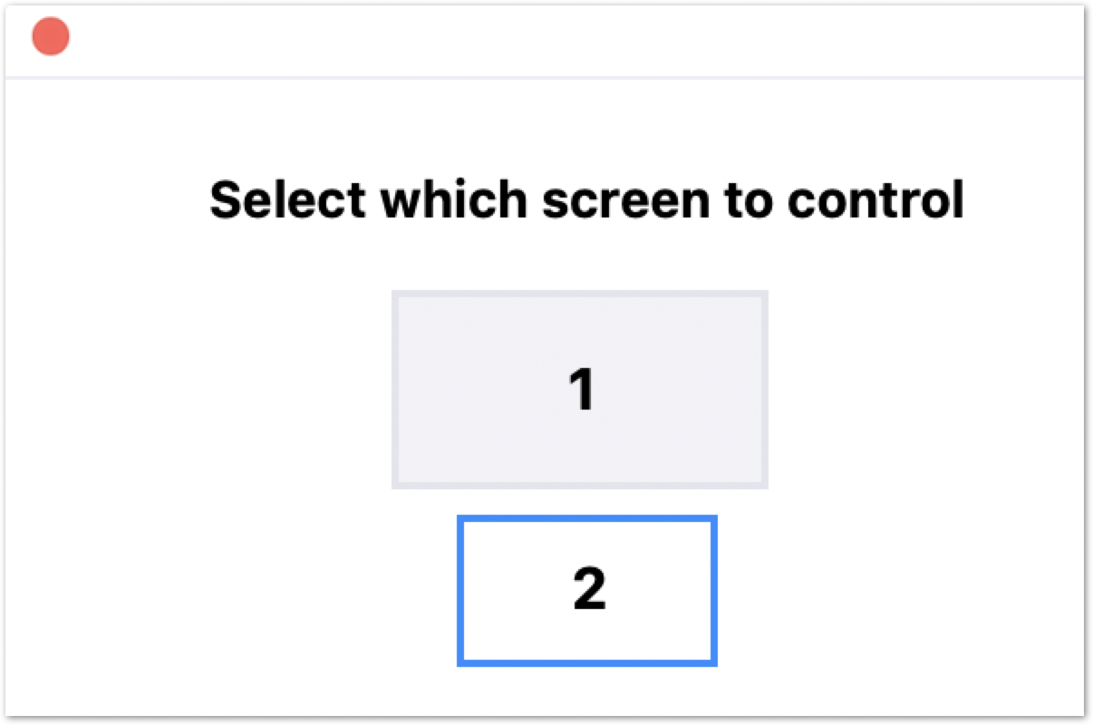 select from multiple screen share in ringcentral meetings