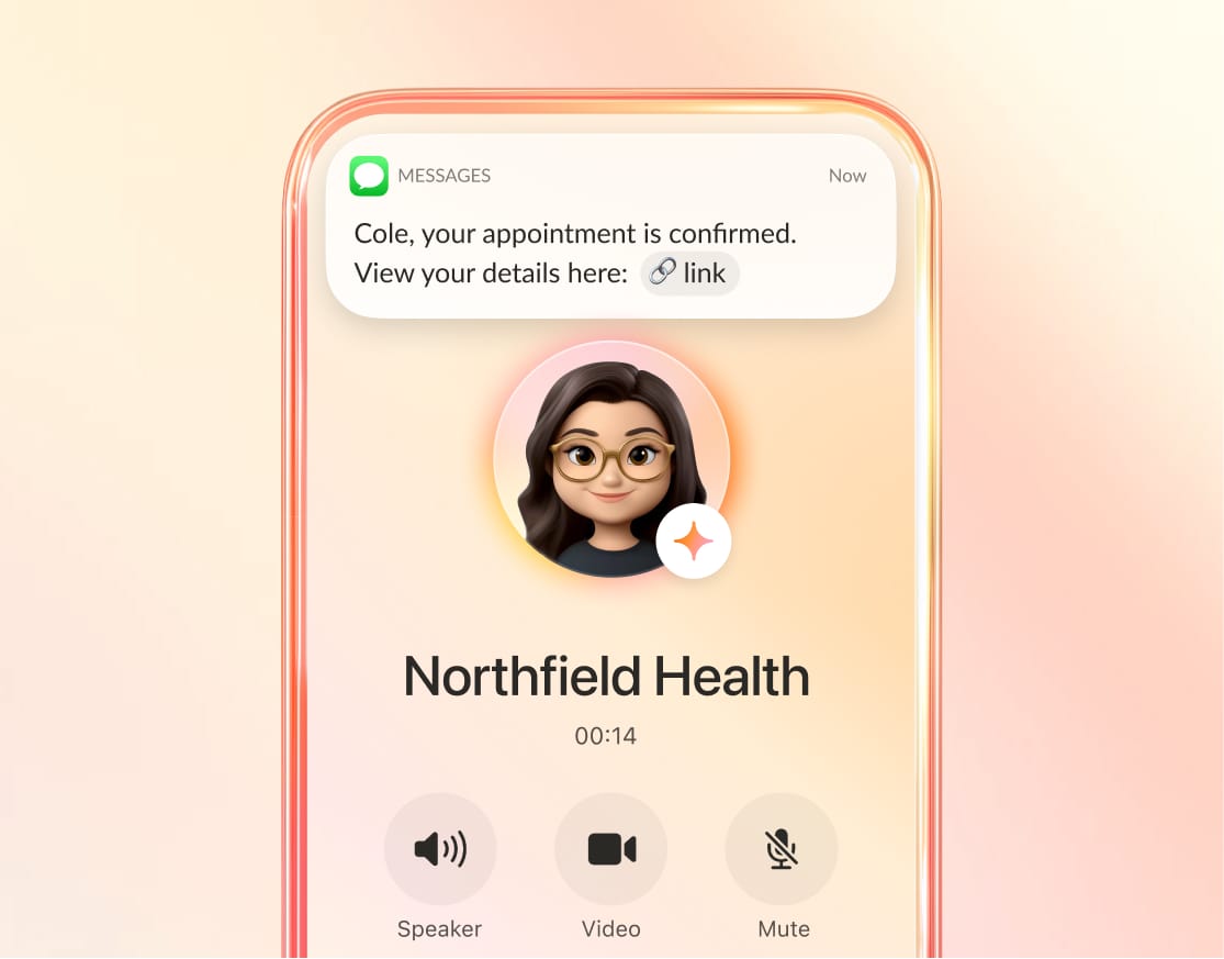 AI agent assist giving suggestions to medical support staff