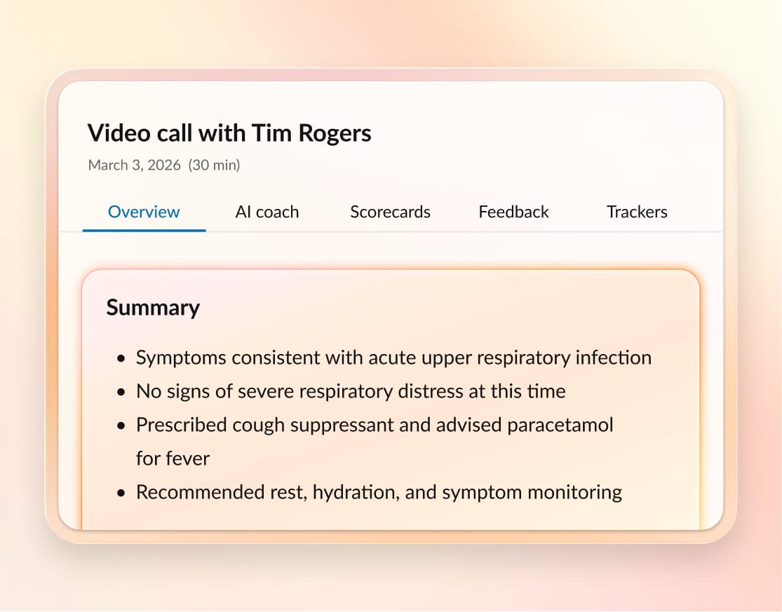 AI notes for a doctor's call about surgery approval