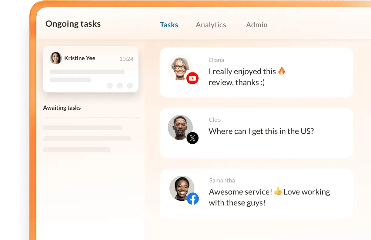 RingCX supports omnichannel customer service interactions