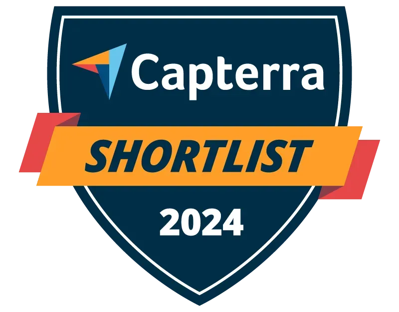 Capterra Shortlist 2024 badge