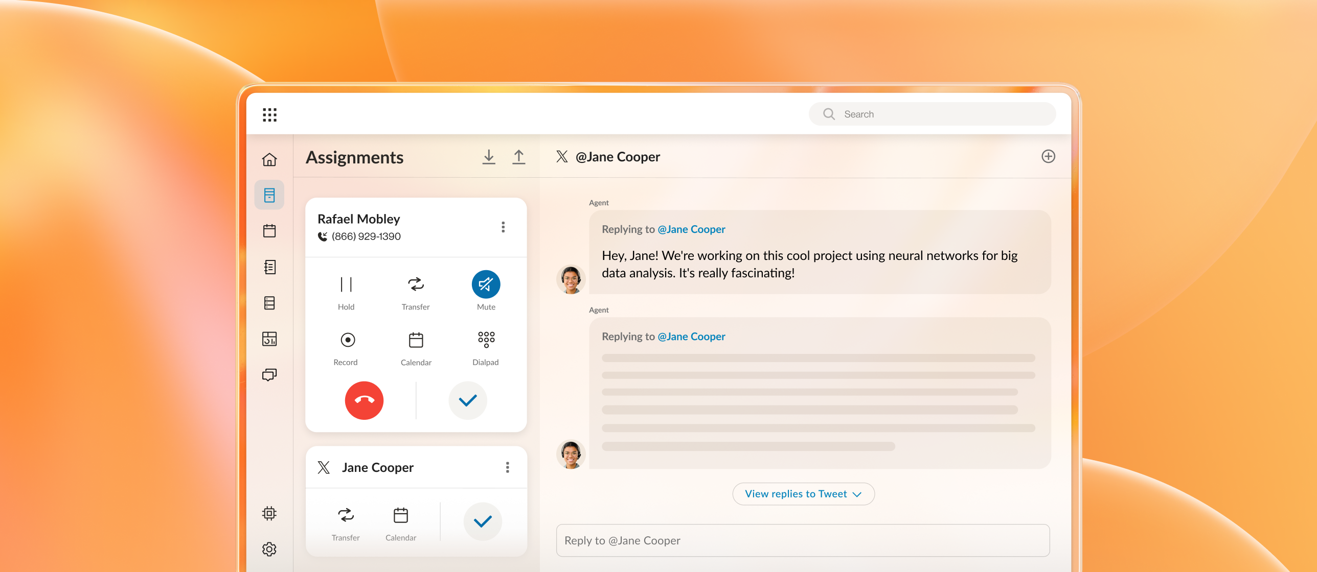 RingCentral unifies customer communications, including sales calls, support messages, and omnichannel messaging