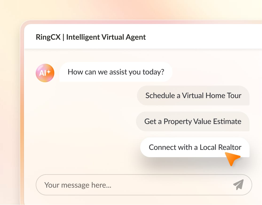 Intelligent virtual agent assisting a client