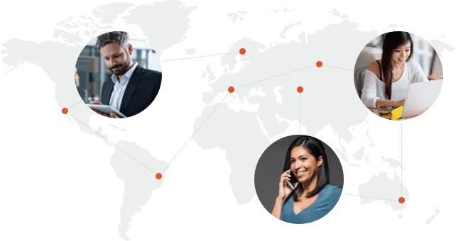 Customers using different communication channels to reach out to a company