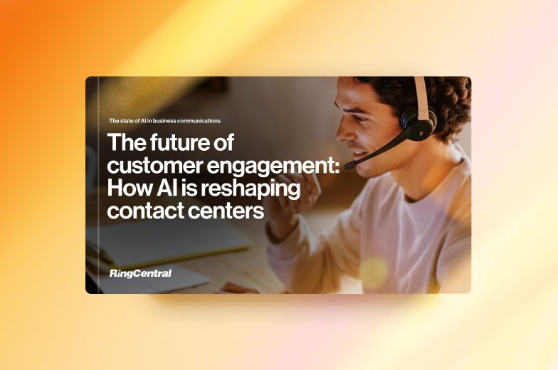 Ebook on AI reshaping contact centers.