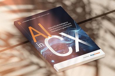 AI in CX book cover.