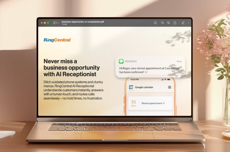 AI Receptionist infographic