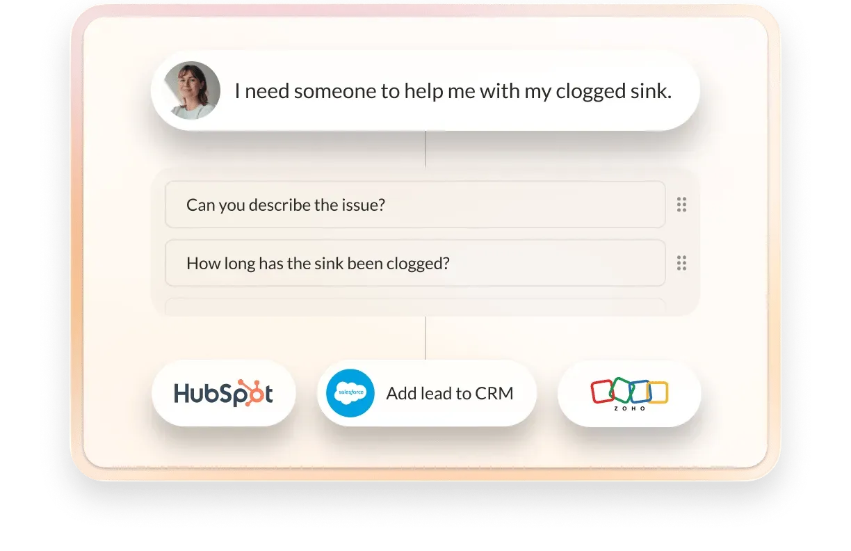 Solutions like RingCentral AI Receptionist use intelligent routing to ask relevant questions and log customer info in CRMs