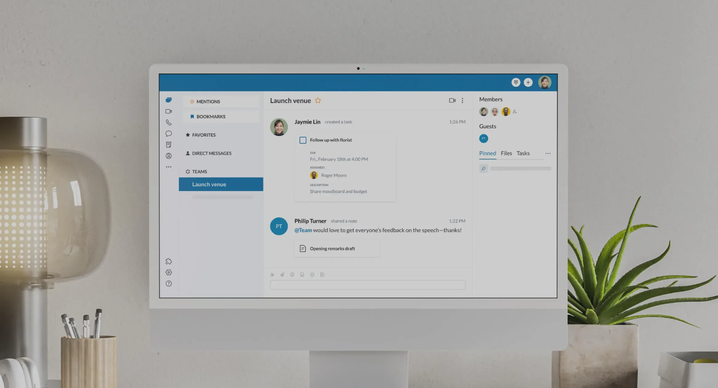Video thumbnail: A computer screen displaying the RingCentral desktop app